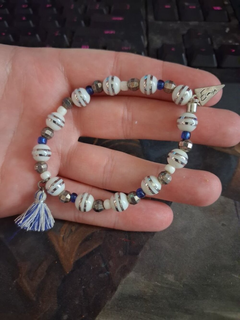 Erimish beaded stretchy bracelet